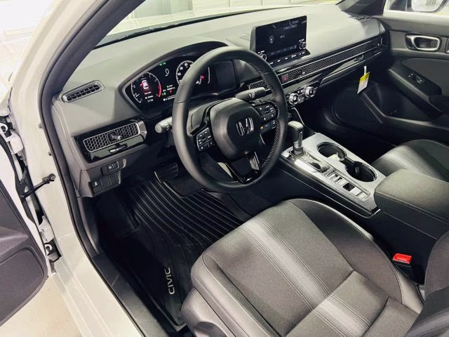 2026 Platinum White Pearl Honda Civic Sport FWD Sedan