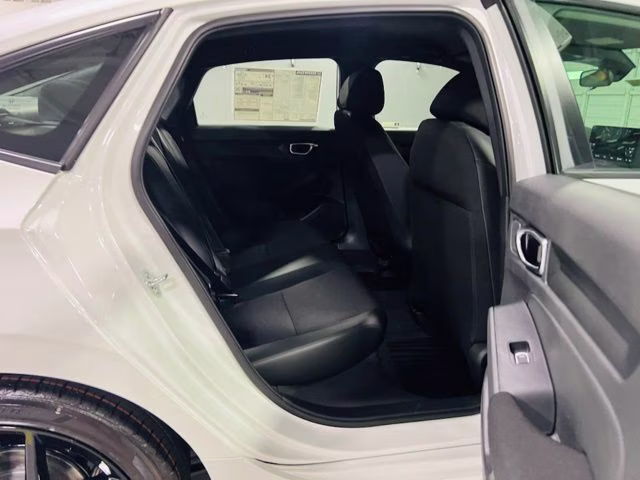 2026 Platinum White Pearl Honda Civic Sport FWD Sedan