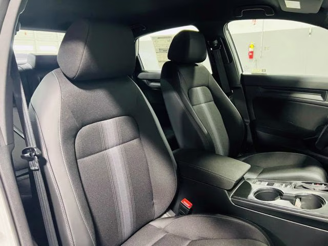 2026 Platinum White Pearl Honda Civic Sport FWD Sedan