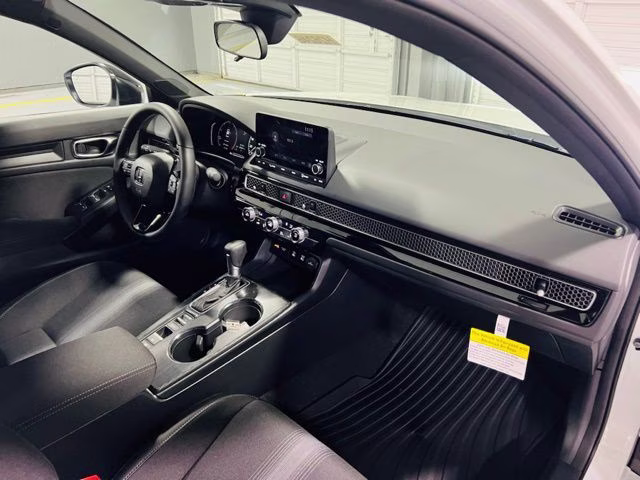 2026 Platinum White Pearl Honda Civic Sport FWD Sedan