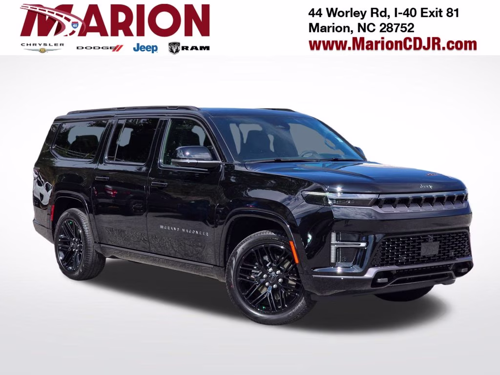 2026 High Gloss Black Jeep Grand Wagoneer L Limited Reserve 4X4 SUV