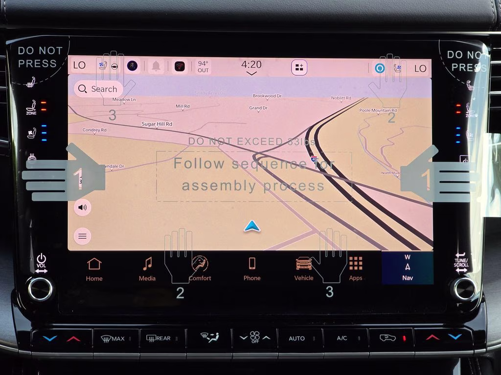 2026 High Gloss Black Jeep Grand Wagoneer L Limited Reserve 4X4 SUV