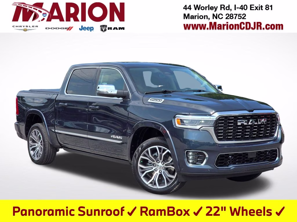 2026 Forged Blue Metallic Ram 1500 Tungsten 4X4 Truck