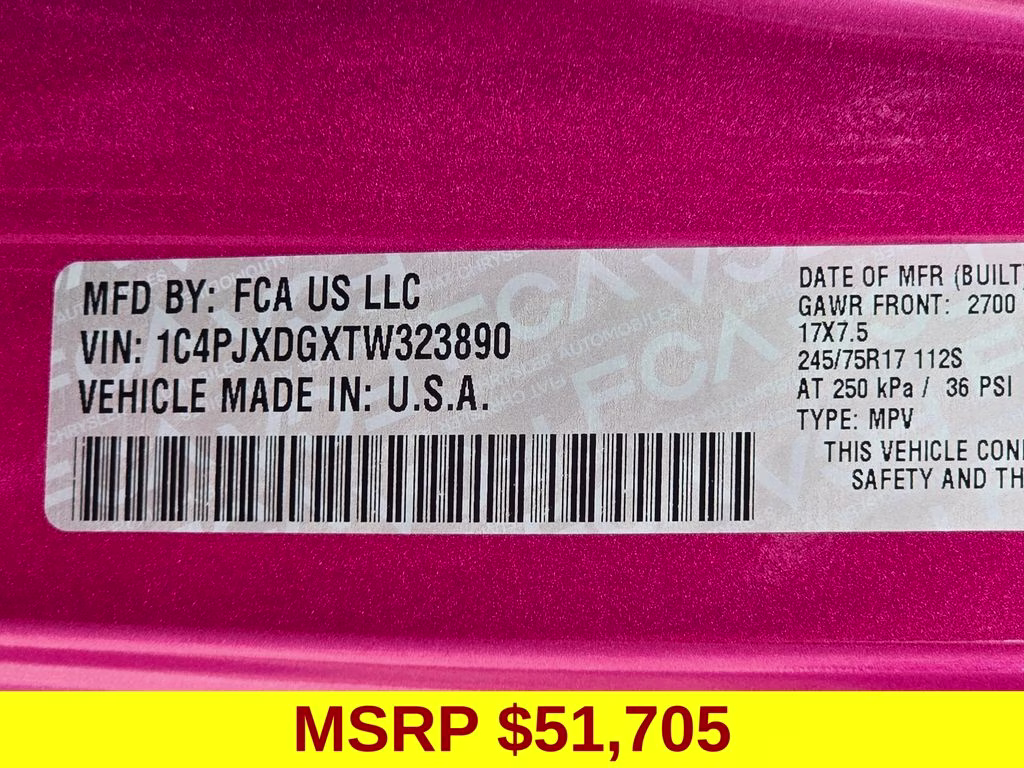 2026 Tuscadero Pearlcoat Jeep Wrangler Sport S 4X4 SUV