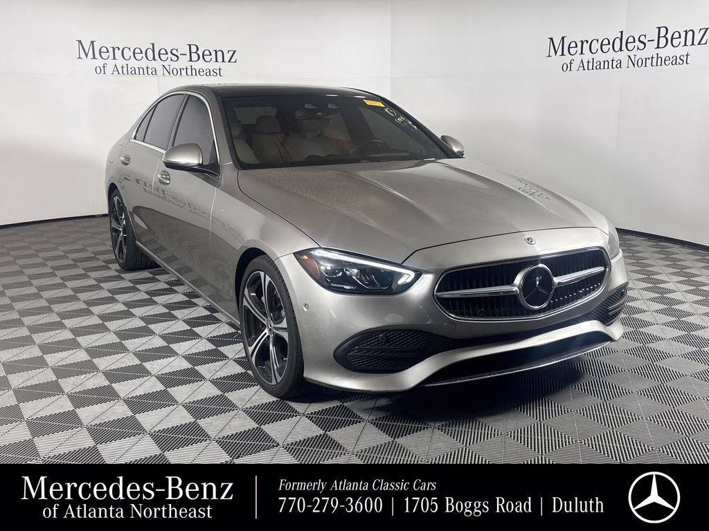 2023 Mojave Silver Metallic Mercedes-Benz C-Class C 300 RWD Sedan
