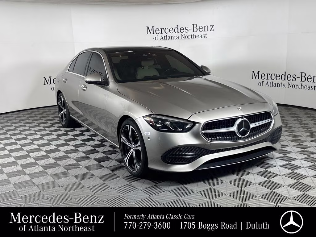 2023 Mojave Silver Metallic Mercedes-Benz C-Class C 300 RWD Sedan