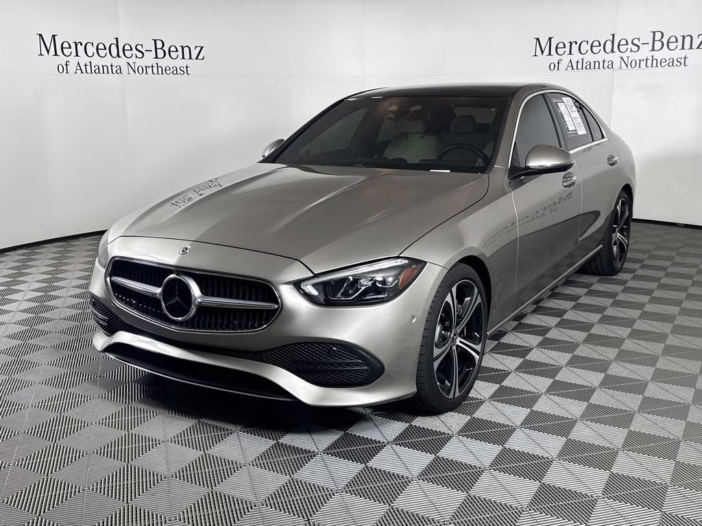 2023 Mojave Silver Metallic Mercedes-Benz C-Class C 300 RWD Sedan