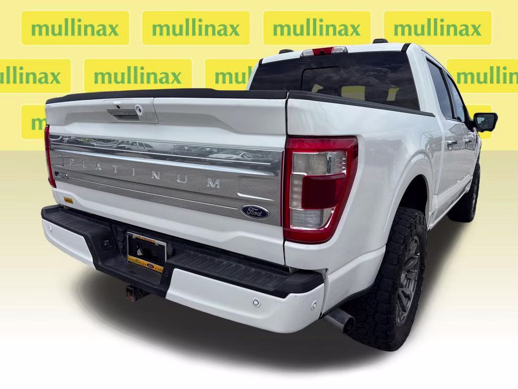 2021 Star White Metallic Tri-Coat Ford F-150 Platinum 4X4 Truck