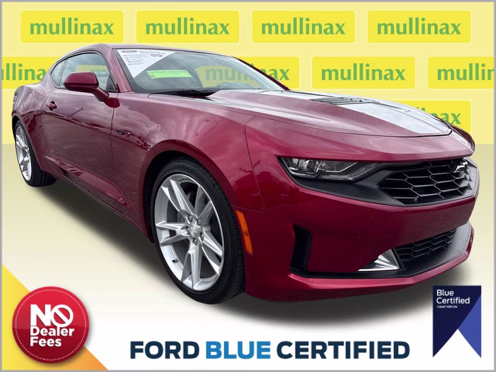 2021 Wild Cherry Tintcoat Chevrolet Camaro LT1 RWD Coupe