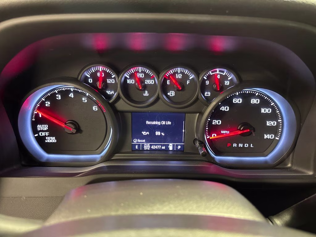 2023 Summit White Chevrolet Silverado 1500 Custom Trail Boss 4X4 Truck