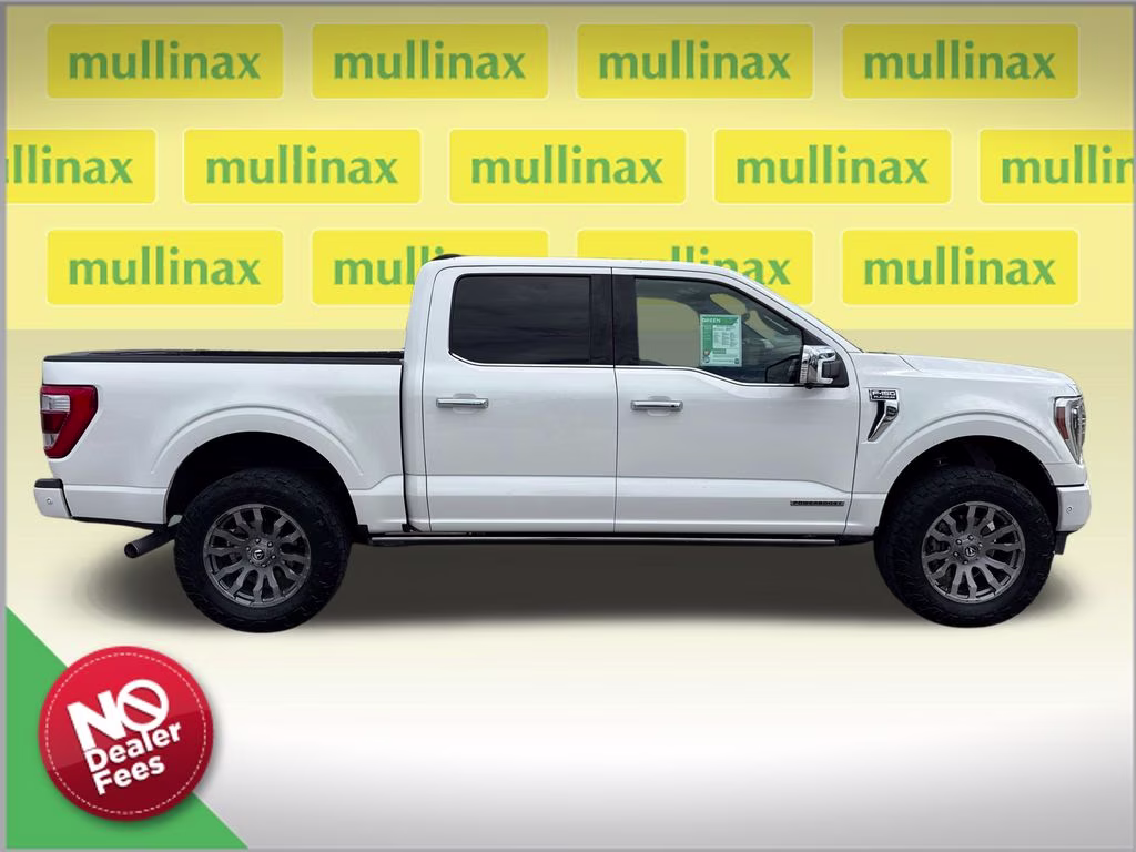 2021 Star White Metallic Tri-Coat Ford F-150 Platinum 4X4 Truck
