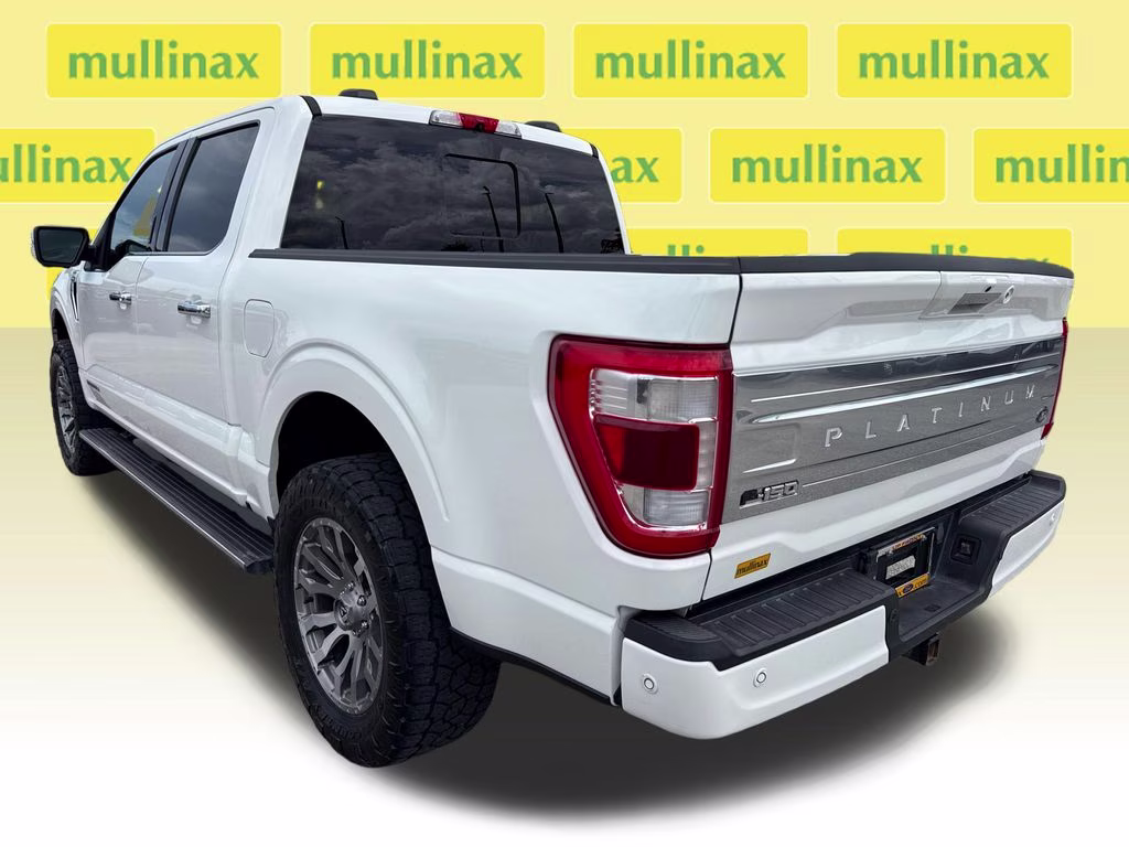 2021 Star White Metallic Tri-Coat Ford F-150 Platinum 4X4 Truck