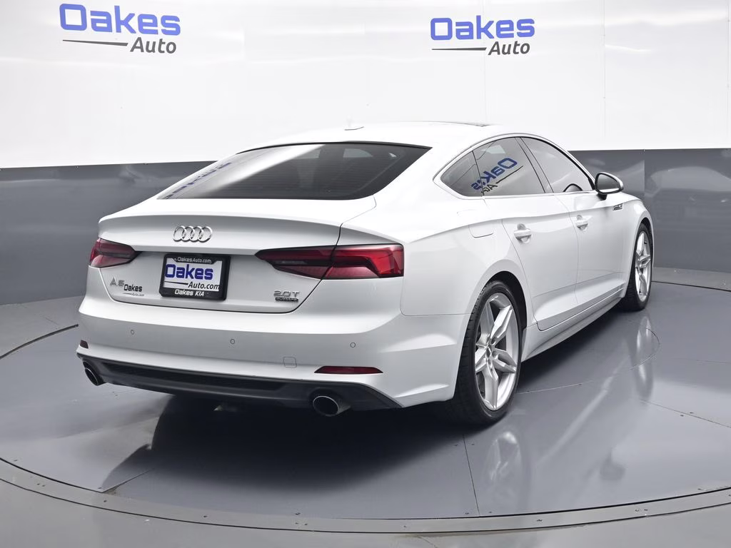 2018 Glacier White Audi A5 2.0T Premium Plus AWD Hatchback
