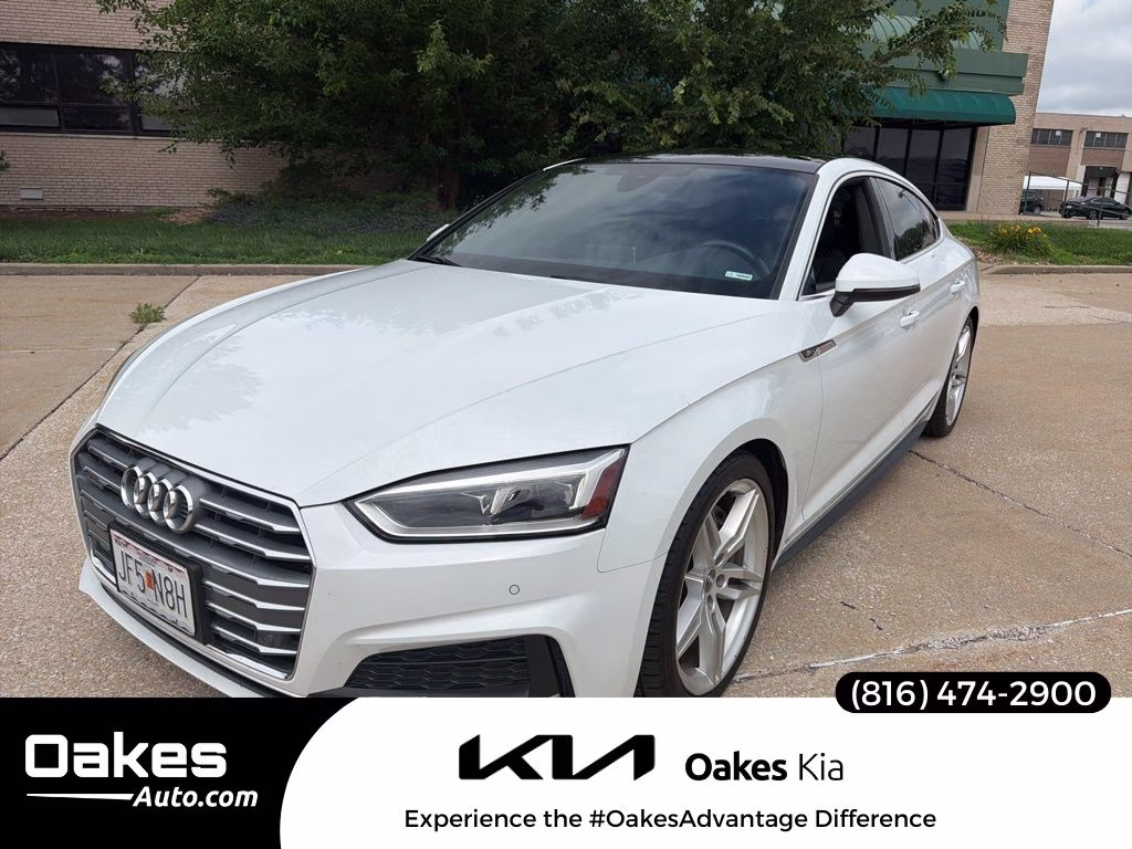 2018 Glacier White Audi A5 2.0T Premium Plus AWD Hatchback