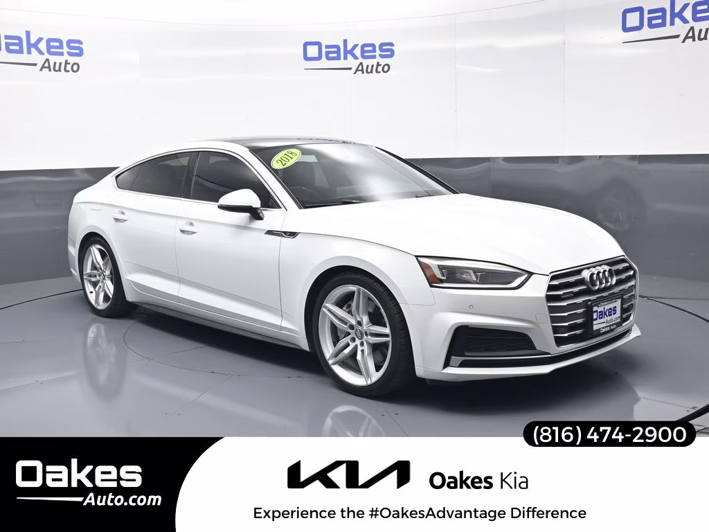 2018 Glacier White Audi A5 2.0T Premium Plus AWD Hatchback