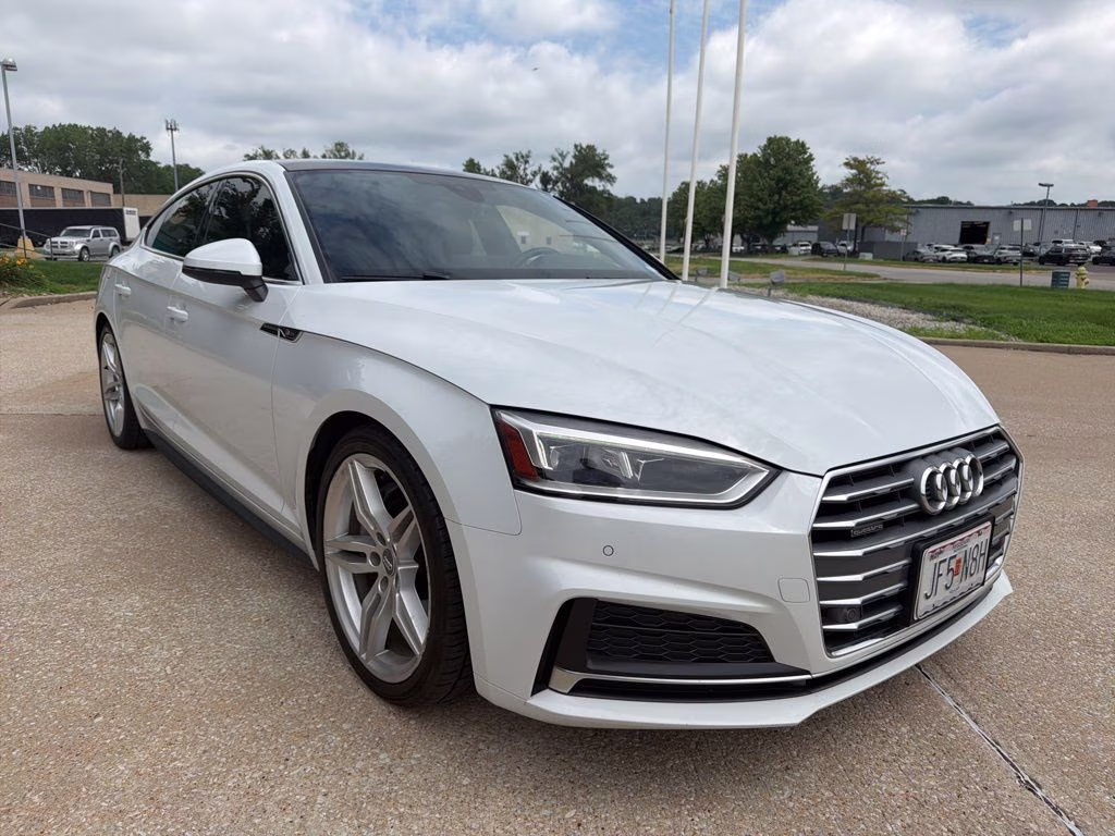 2018 Glacier White Audi A5 2.0T Premium Plus AWD Hatchback