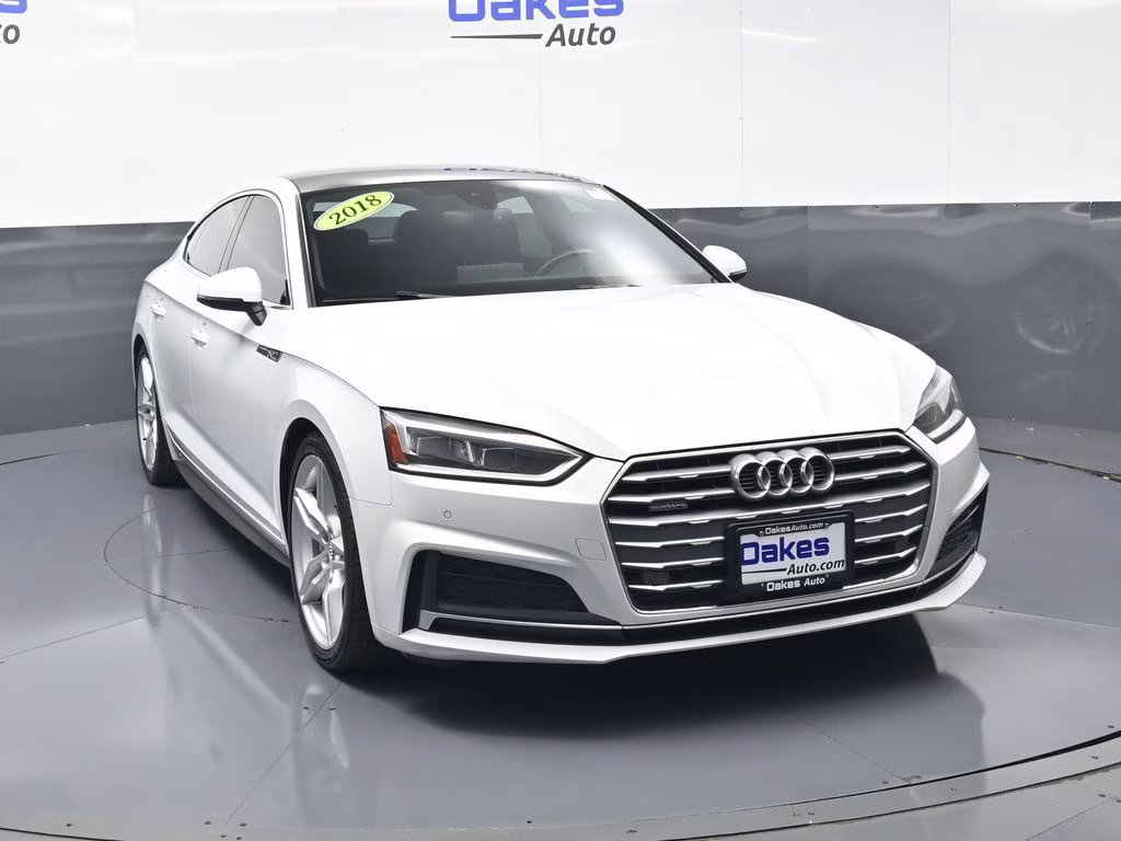 2018 Glacier White Audi A5 2.0T Premium Plus AWD Hatchback