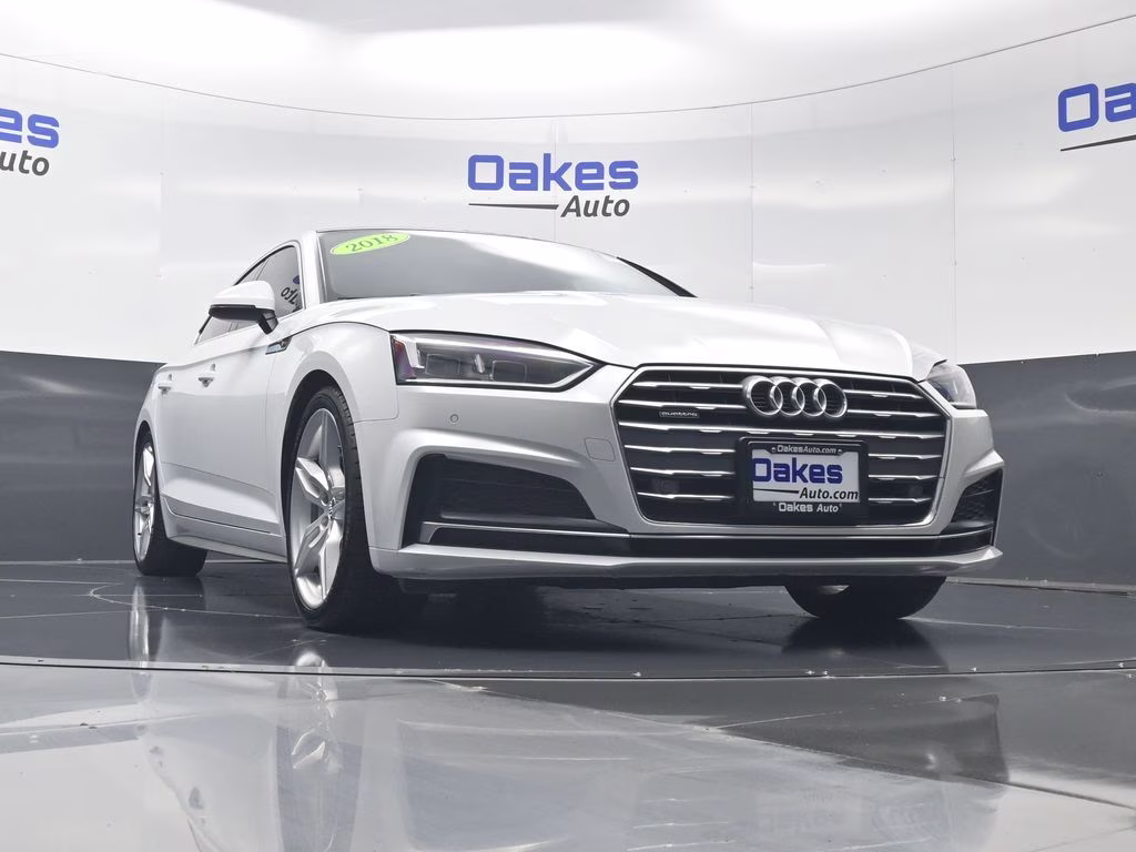2018 Glacier White Audi A5 2.0T Premium Plus AWD Hatchback