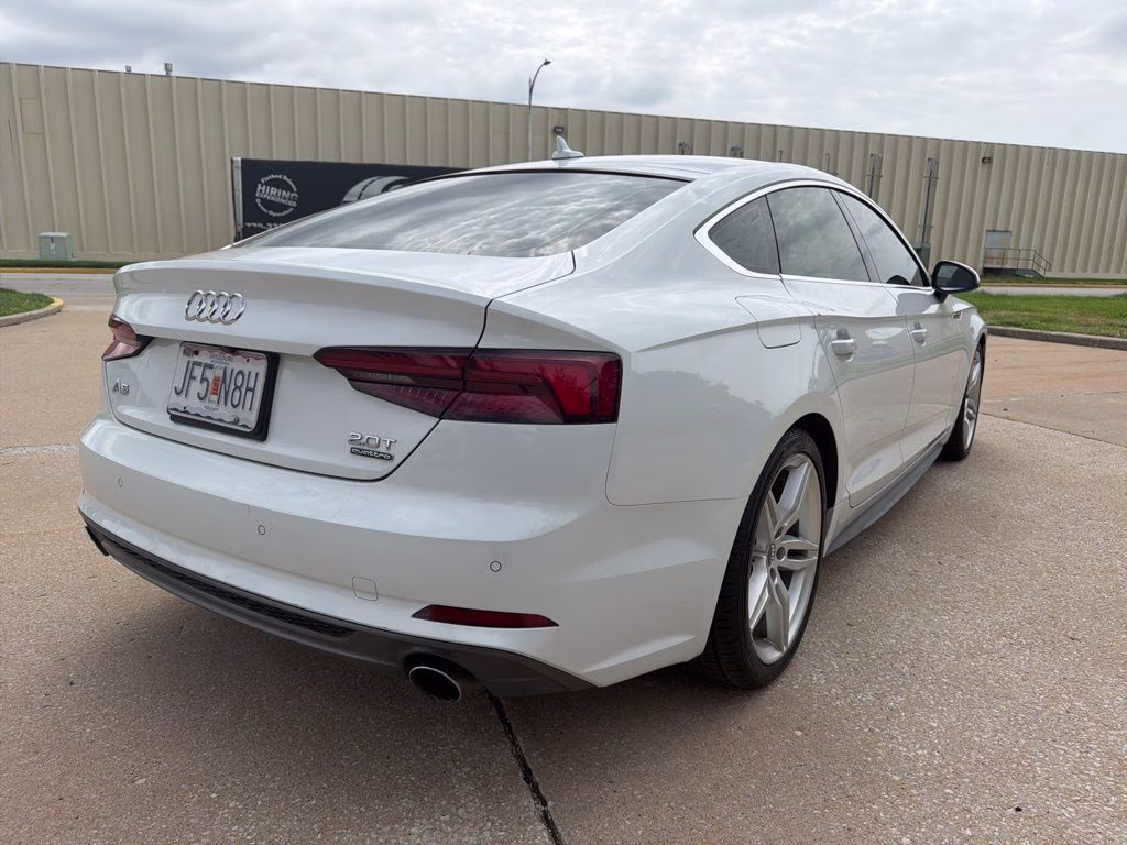 2018 Glacier White Audi A5 2.0T Premium Plus AWD Hatchback