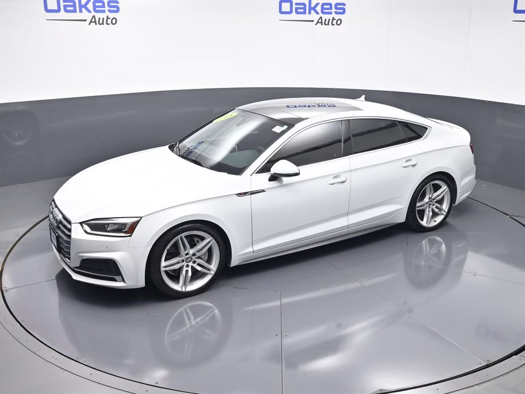 2018 Glacier White Audi A5 2.0T Premium Plus AWD Hatchback