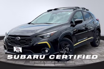 2025 Crystal Black Silica Subaru Crosstrek Sport AWD SUV