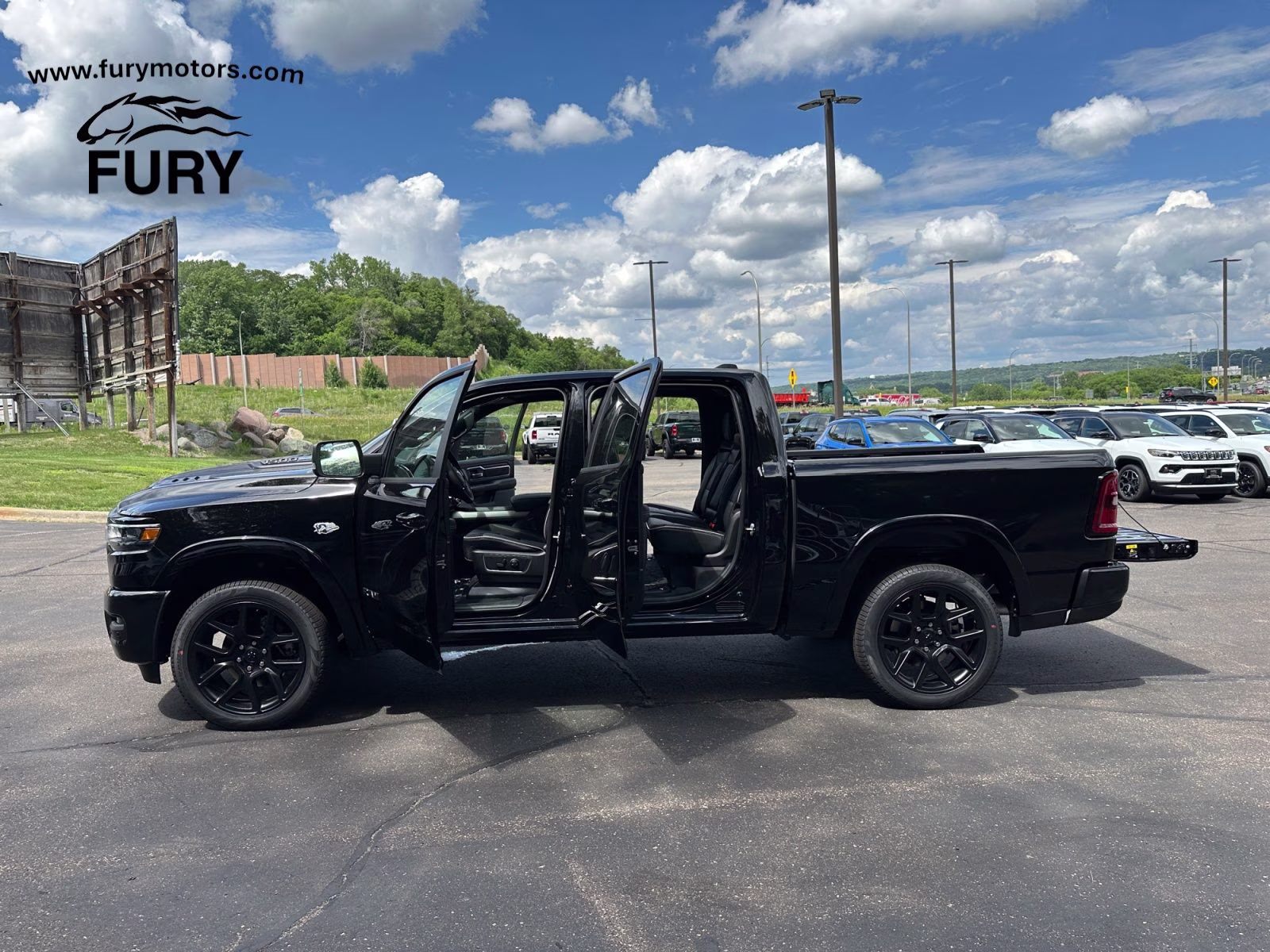 2026 Diamond Black Crystal Pearlcoat Ram 1500 Laramie 4X4 Truck