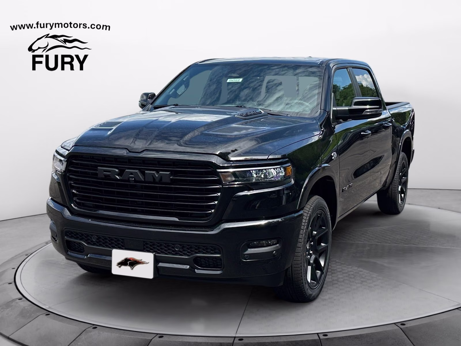 2026 Diamond Black Crystal Pearlcoat Ram 1500 Laramie 4X4 Truck