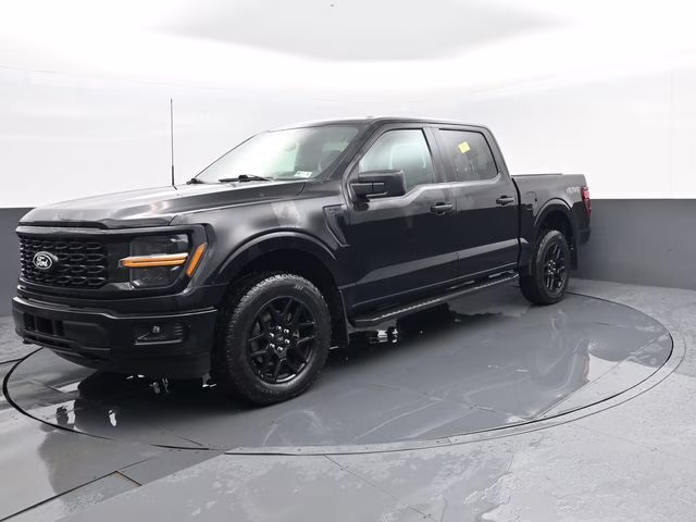 2024 Black Ford F-150 STX 4X4 Truck
