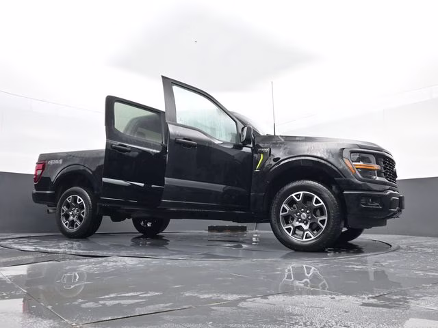 2024 Black Ford F-150 STX 4X4 Truck