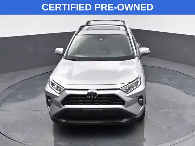 2019 Silver Sky Metallic Toyota RAV4 XLE AWD SUV