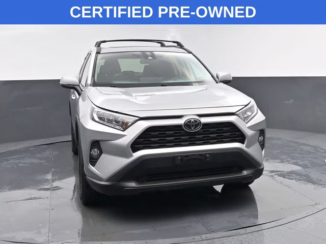 2019 Silver Sky Metallic Toyota RAV4 XLE AWD SUV