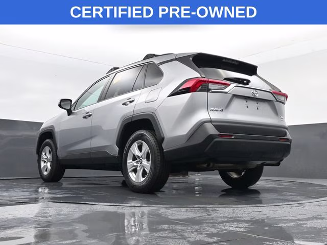 2019 Silver Sky Metallic Toyota RAV4 XLE AWD SUV