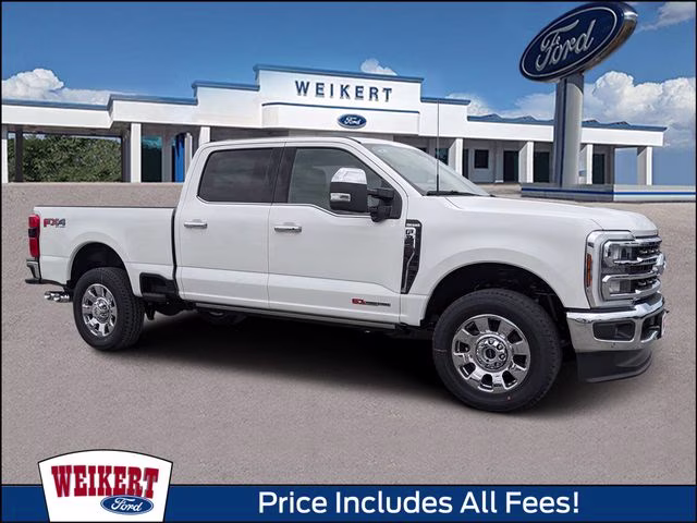 2026 Star White Metallic Tri-Coat Ford Super Duty F-350 SRW King Ranch 4X4 Truck