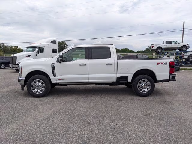 2026 Star White Metallic Tri-Coat Ford Super Duty F-350 SRW King Ranch 4X4 Truck