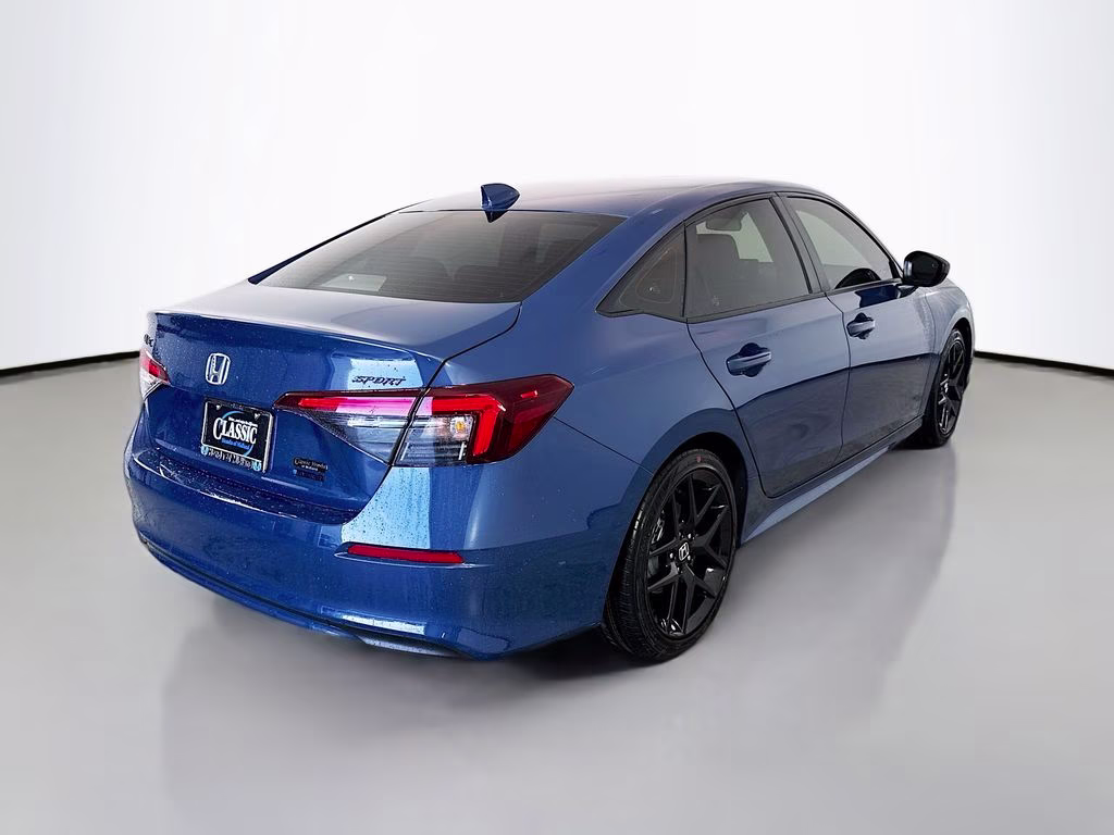 2026 Blue Lagoon Pearl Honda Civic Hybrid Sport FWD Sedan
