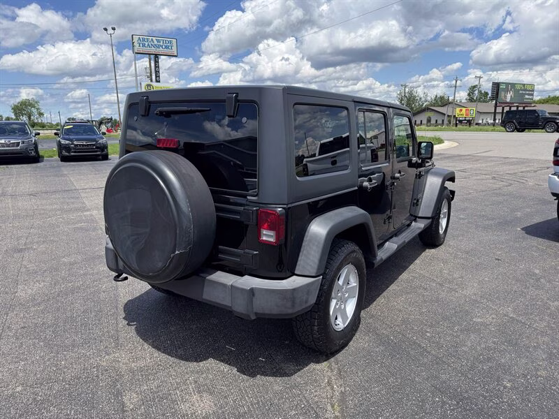 2018 Black Clear Coat Jeep Wrangler JK Unlimited Sport S 4X4 SUV