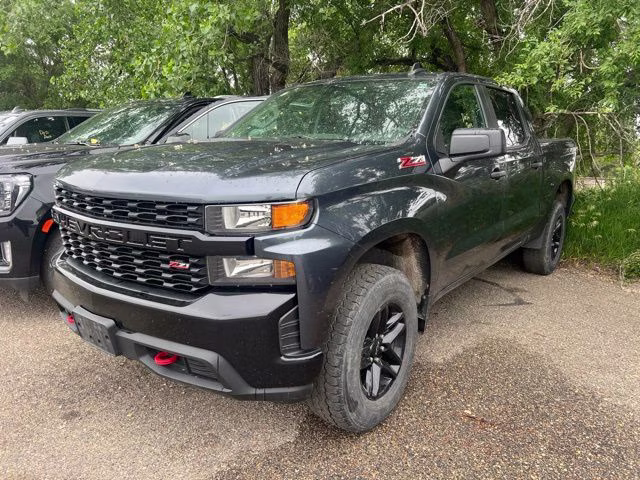 2022 Shadow Gray Metallic Chevrolet Silverado 1500 LTD Custom Trail Boss 4X4 Truck