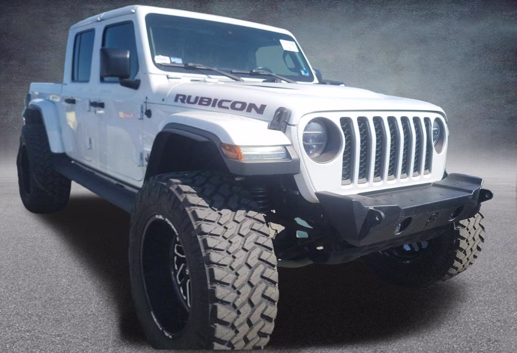 2020 Bright White Clearcoat Jeep Gladiator Rubicon 4X4 Truck