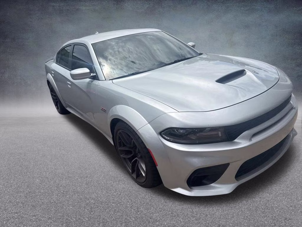 2020 Triple Nickel Clearcoat Dodge Charger R/T Scat Pack Widebody RWD Sedan