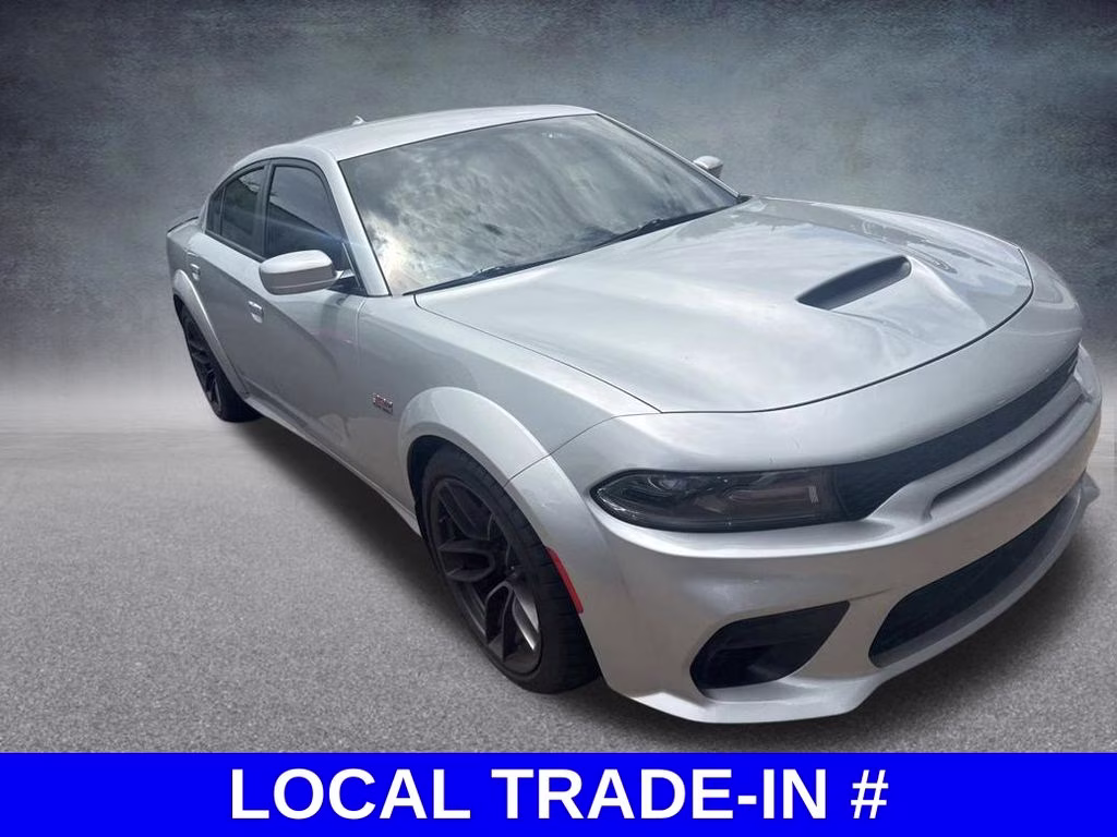 2020 Triple Nickel Clearcoat Dodge Charger R/T Scat Pack Widebody RWD Sedan