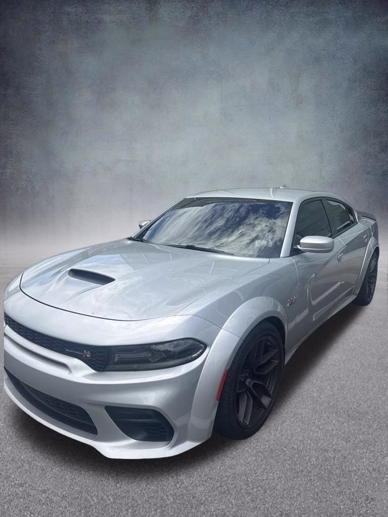 2020 Triple Nickel Clearcoat Dodge Charger R/T Scat Pack Widebody RWD Sedan