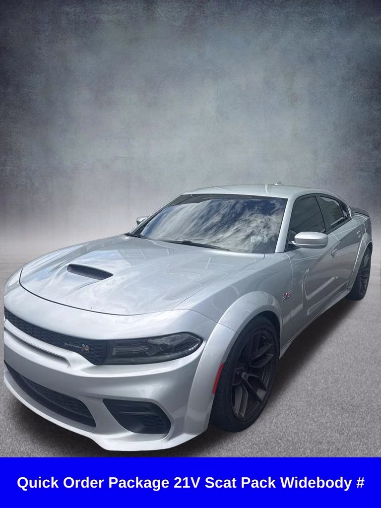 2020 Triple Nickel Clearcoat Dodge Charger R/T Scat Pack Widebody RWD Sedan
