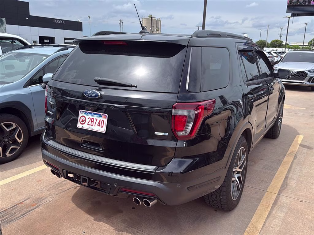 2018 Shadow Black Ford Explorer Sport 4X4 SUV