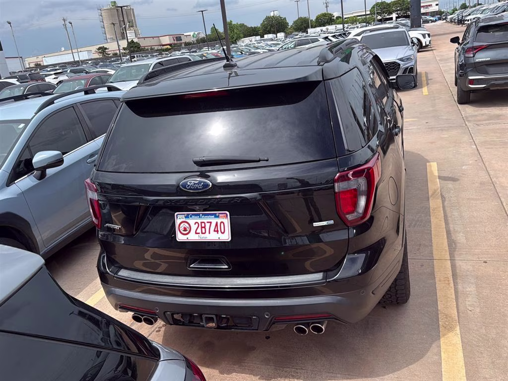 2018 Shadow Black Ford Explorer Sport 4X4 SUV