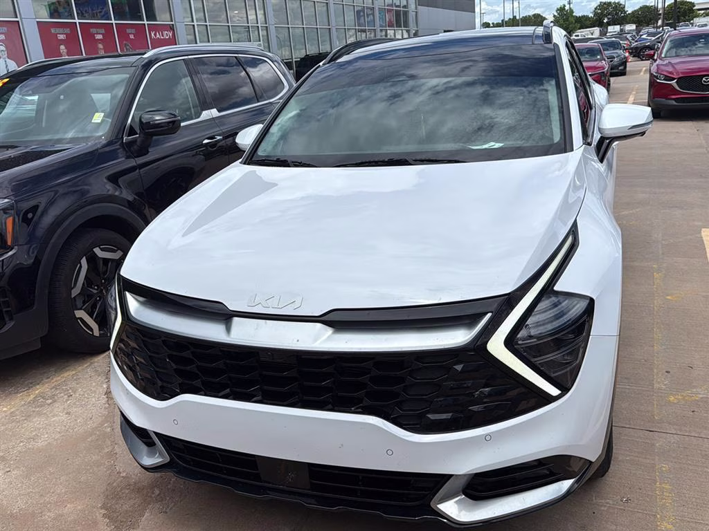 2024 Glacial White Pearl Kia Sportage SX-Prestige FWD SUV