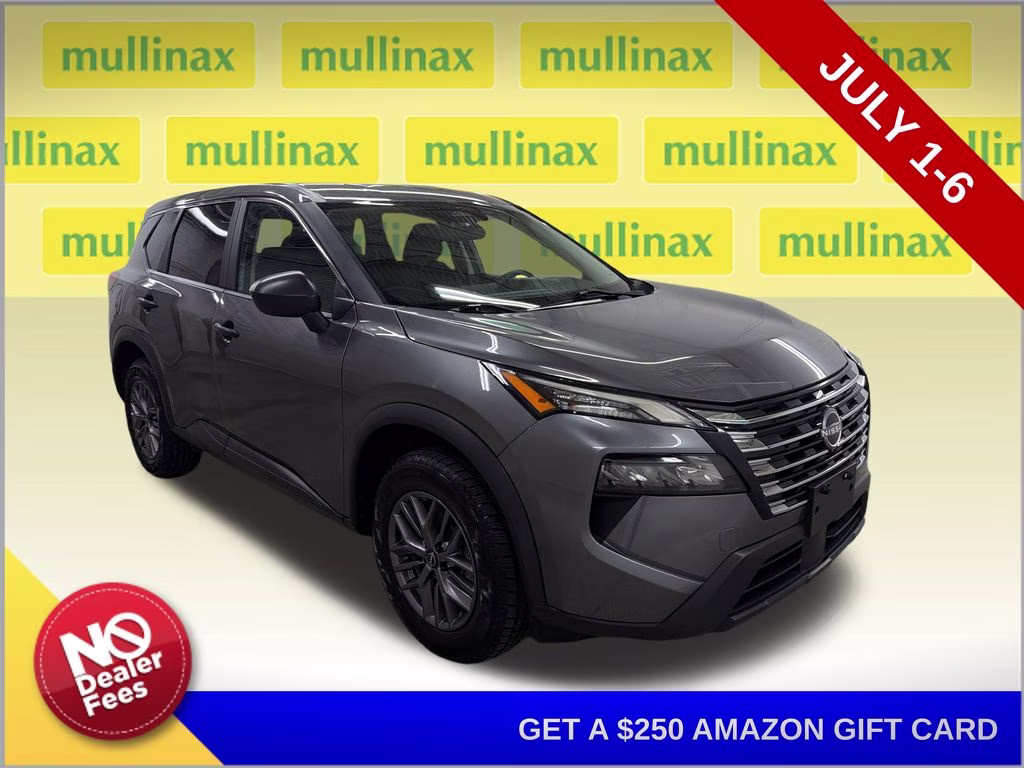 2024 Gun Metallic Nissan Rogue S FWD SUV