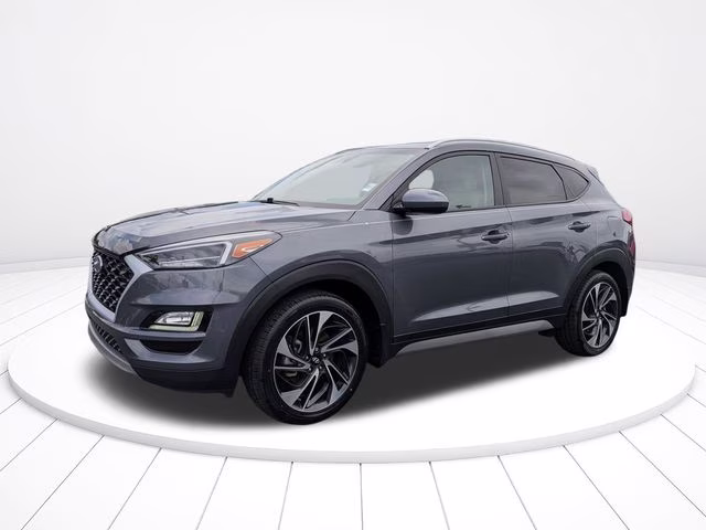 2019 Coliseum Gray Hyundai Tucson Sport FWD SUV