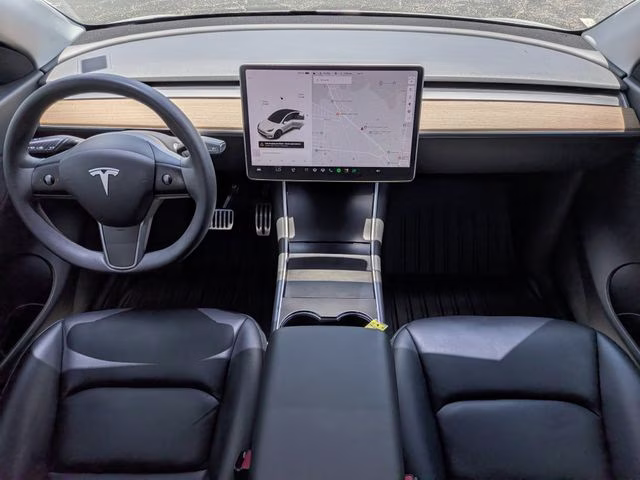 2021 Pearl White Multi-Coat Tesla Model Y Long Range AWD SUV