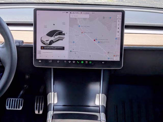 2021 Pearl White Multi-Coat Tesla Model Y Long Range AWD SUV