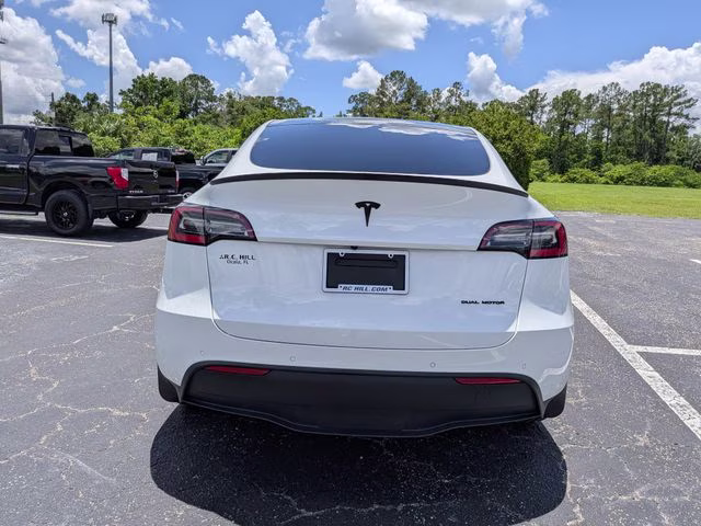 2021 Pearl White Multi-Coat Tesla Model Y Long Range AWD SUV